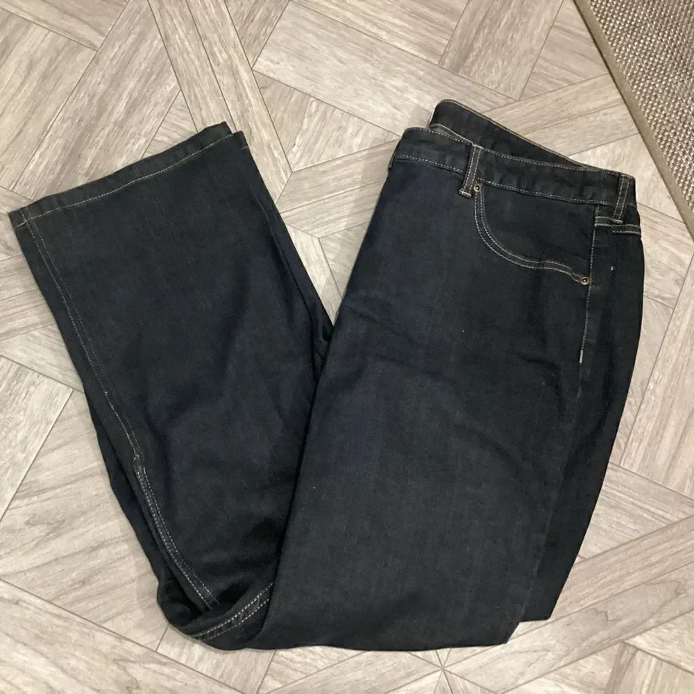 NWOT. Christopher & Banks Women’s Size 14 Short Black Stretch Denim Jeans